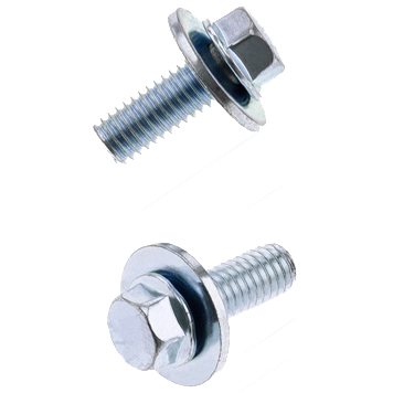 M6 8MM HEX FLANGE BOLTS WITH WASHER BOLT MOTORCYCLE HARDWARE 