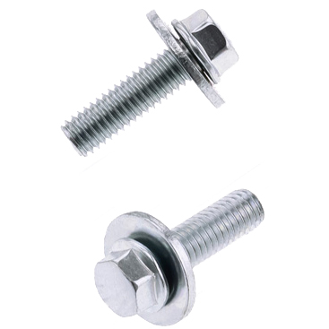 M6 8MM HEX FLANGE BOLTS WITH WASHER BOLT MOTORCYCLE HARDWARE 