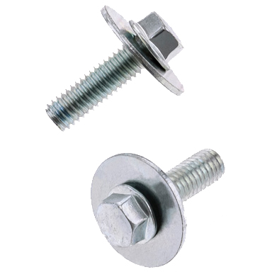 Parafuso Sextavado c / Flange + Anilha M6 (chave-8mm 10 / un) BOLT MOTORCYCLE HARDWARE 
