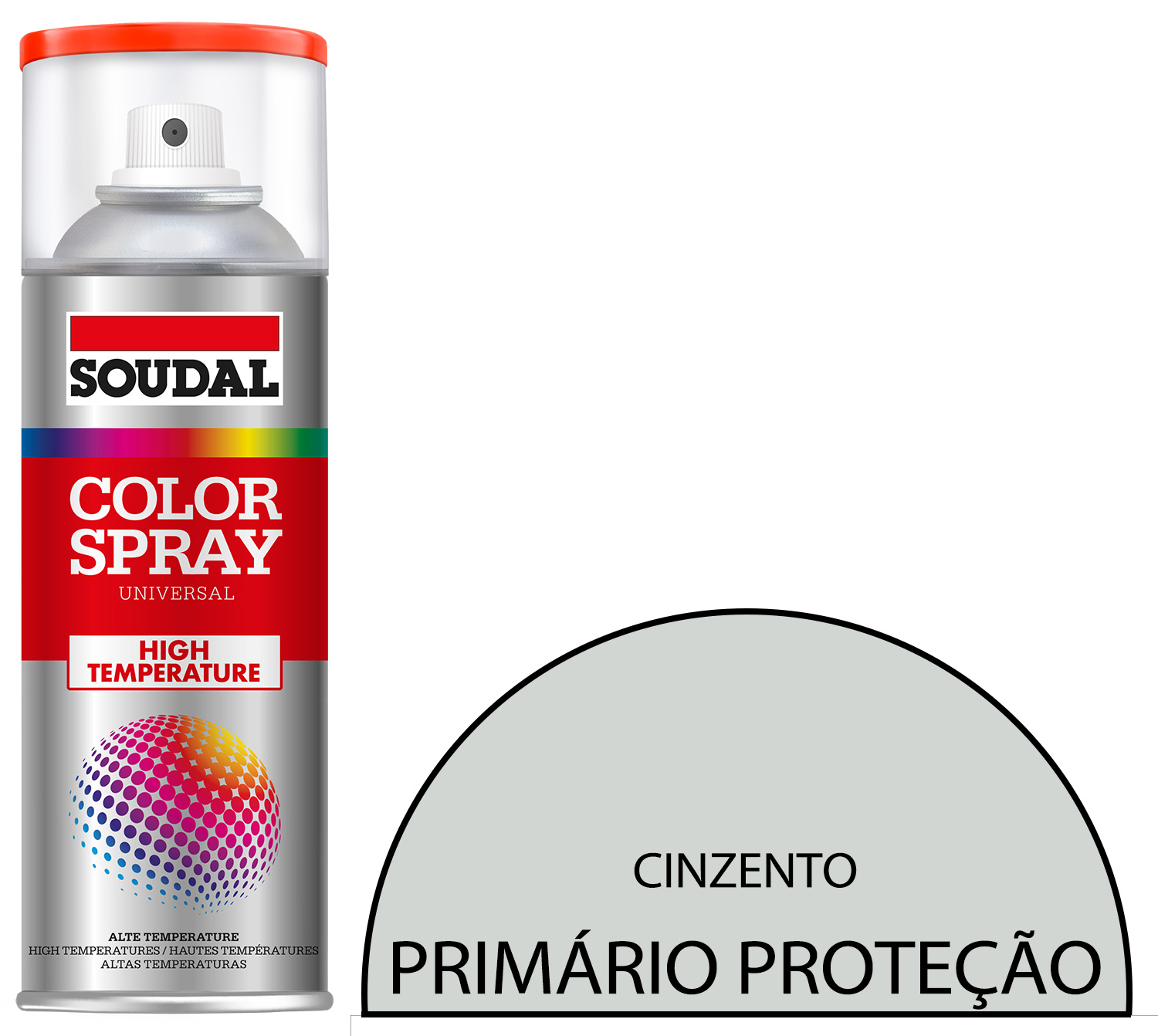 Tinta Spray PRIMÁRIO DE PROTEÇÃO SOUDAL 