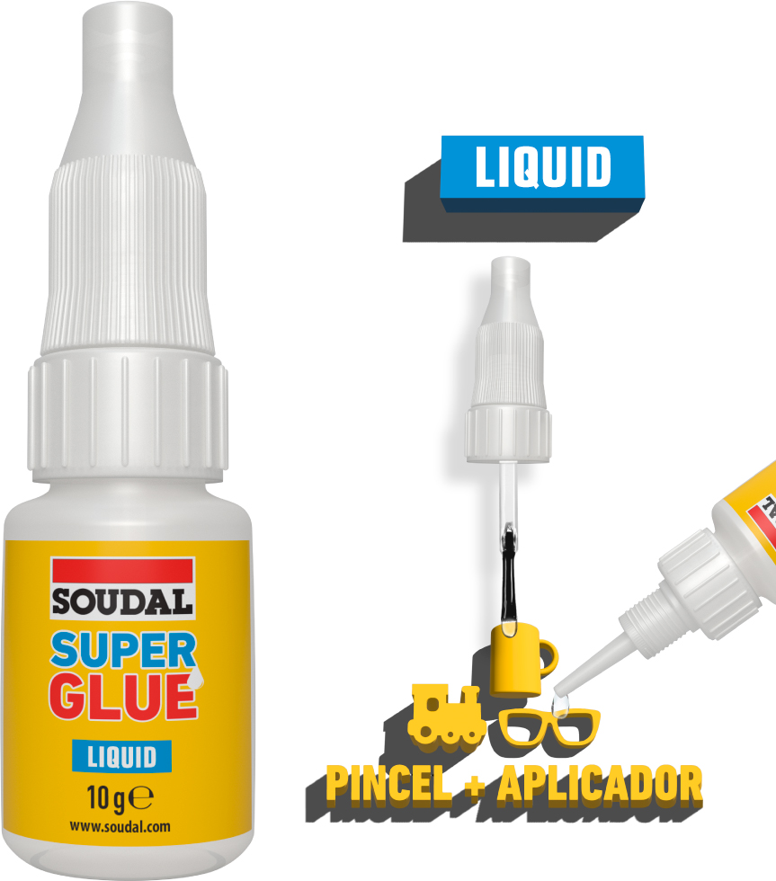 Super Glue Liquid 10g Combi SOUDAL 