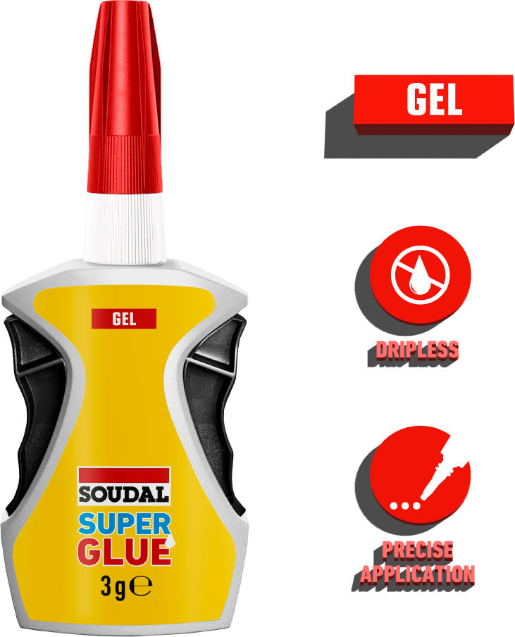 Super Glue Gel 3g Precision SOUDAL 