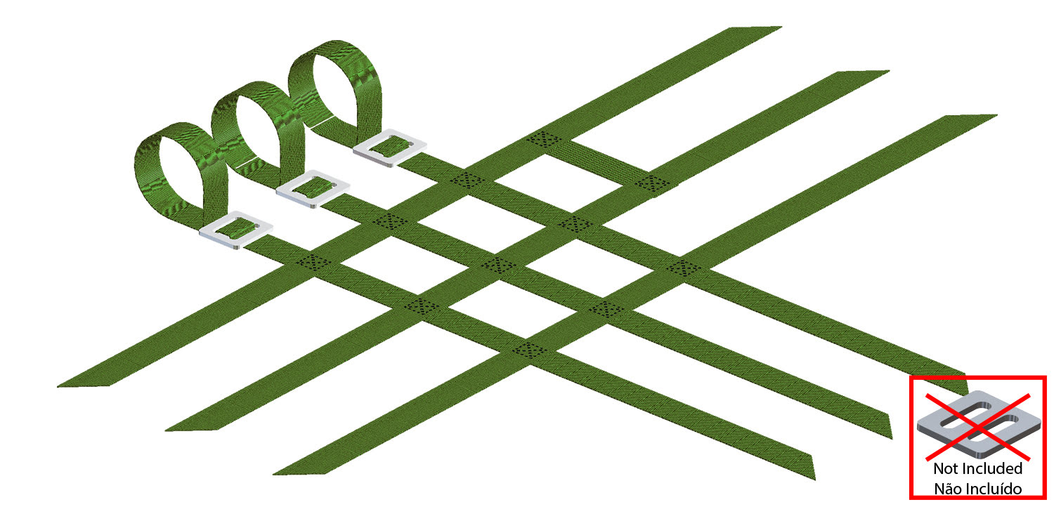 Correias de Nerf-Bar (kit) CROSSPRO 