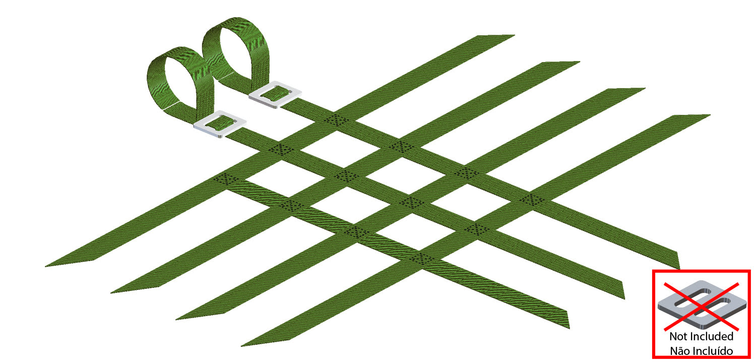 Correias de Nerf-Bar (kit) CROSSPRO 