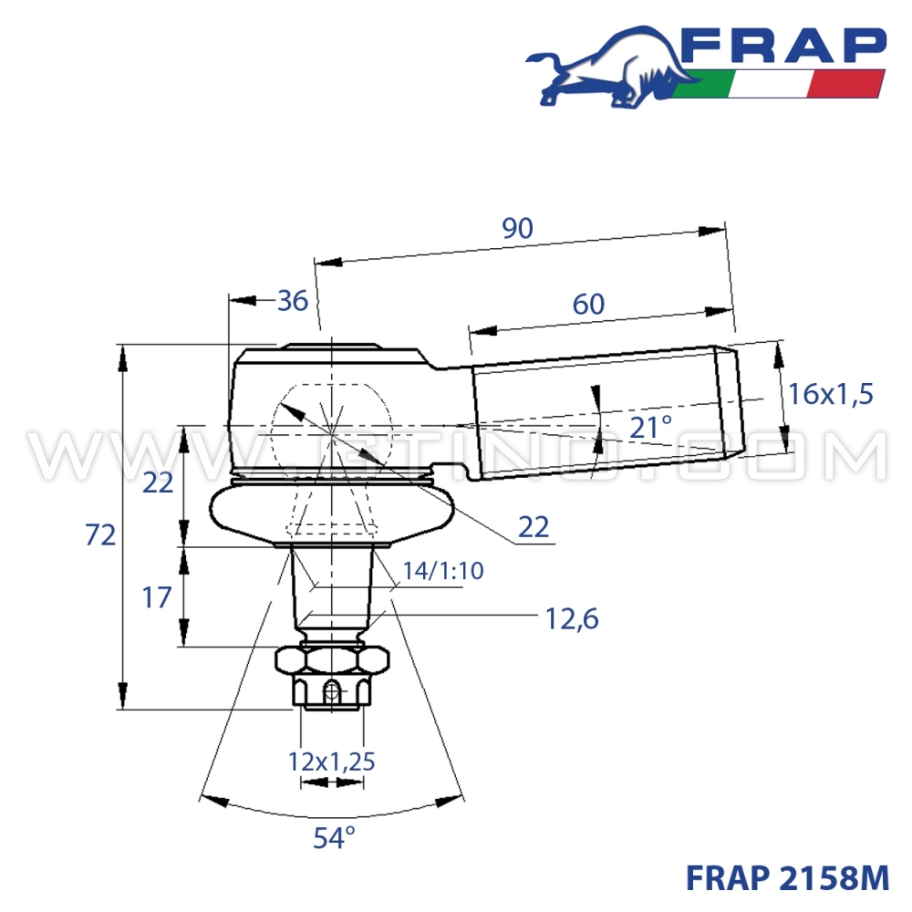 Suspension Ball Joint FRAP 