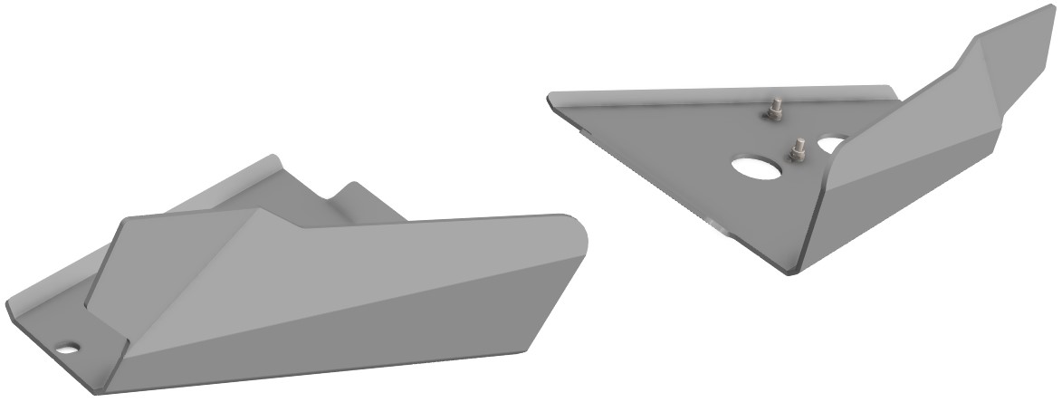 Proteção de Triangulos Frente Aluminio CROSSPRO can am (brp) outlander 500 2012
