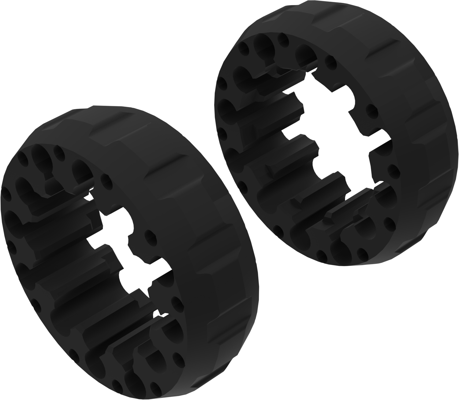 Wheel Spacers Model A 45mm (Without bolts) CROSSPRO 