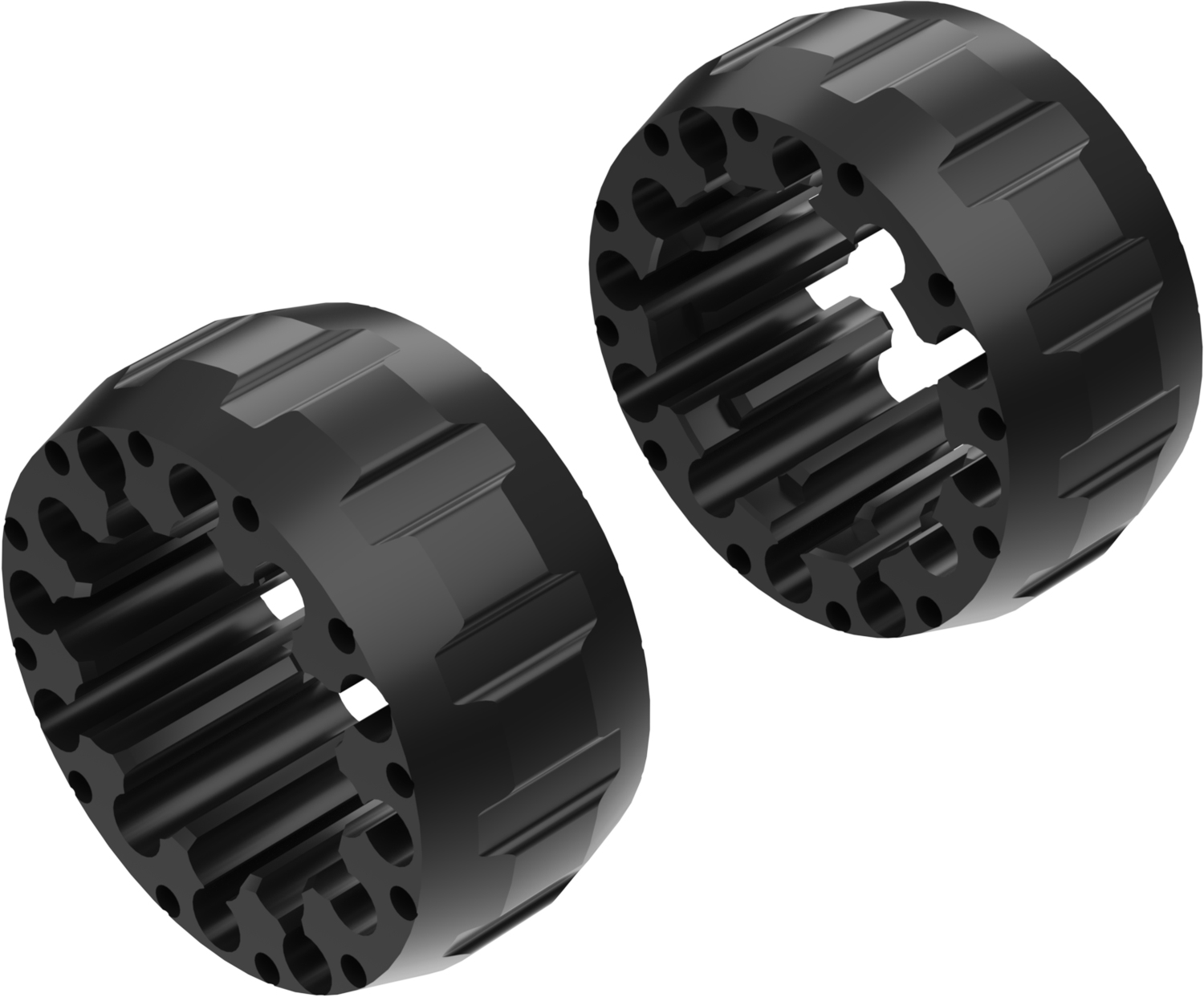 Alargadores de Roda Modelo A 65mm (Sem pernos) Preto CROSSPRO 