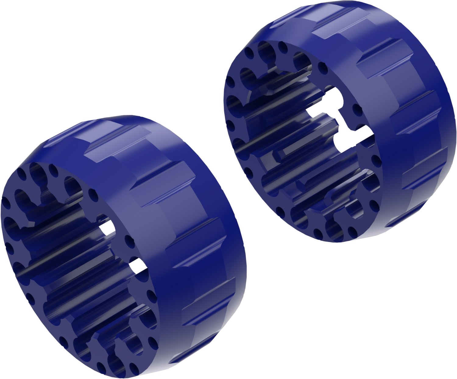 Alargadores de Roda Modelo A 65mm (Sem pernos) Azul CROSSPRO 