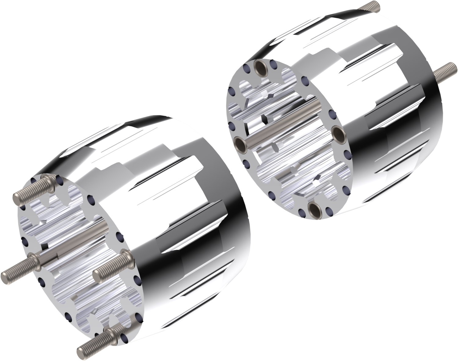 Alargadores de Roda (kit 2) Hard Racing CROSSPRO 