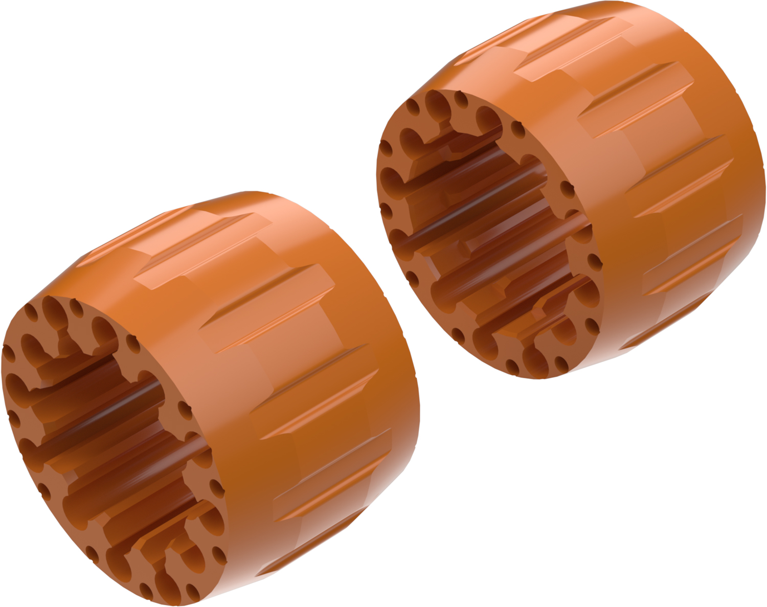 Alargadores de Roda Modelo A 100mm (Sem pernos) Laranja CROSSPRO 