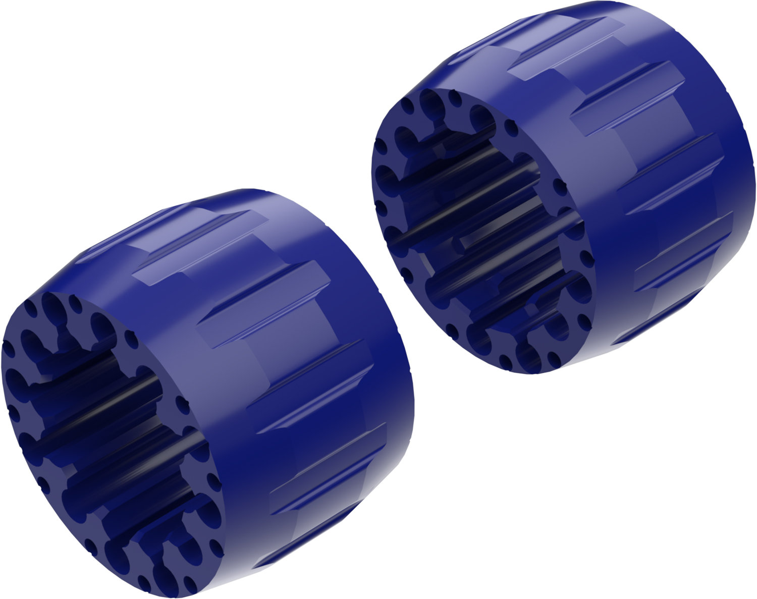 Alargadores de Roda Modelo A 100mm (Sem pernos) Azul CROSSPRO 