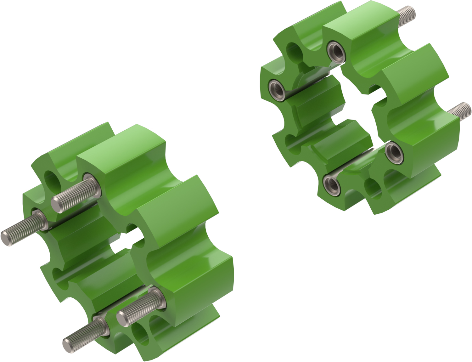 Alargadores de Roda (kit 2) Hard Racing CROSSPRO 