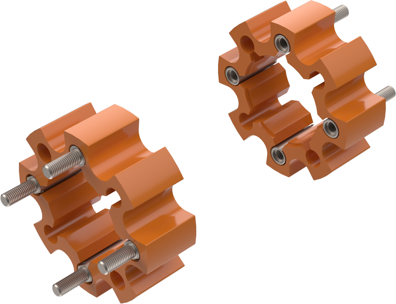 Alargadores de Roda (kit 2) Hard Racing CROSSPRO 