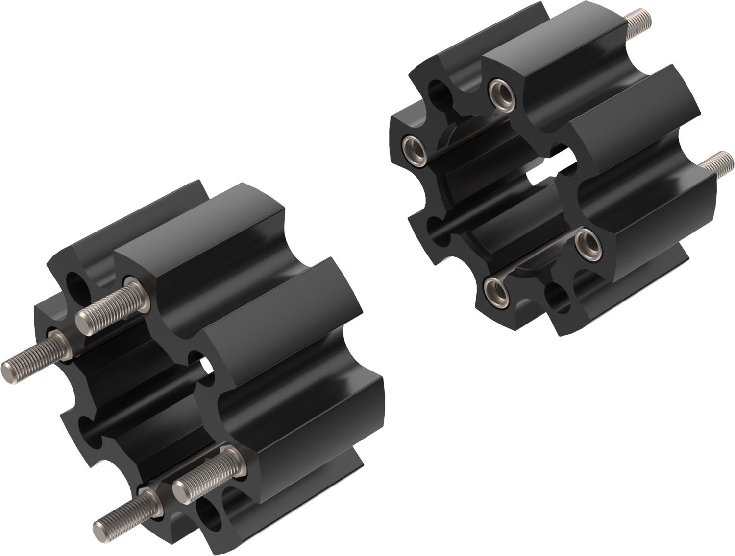 Alargadores de Roda (kit 2) Hard Racing CROSSPRO 
