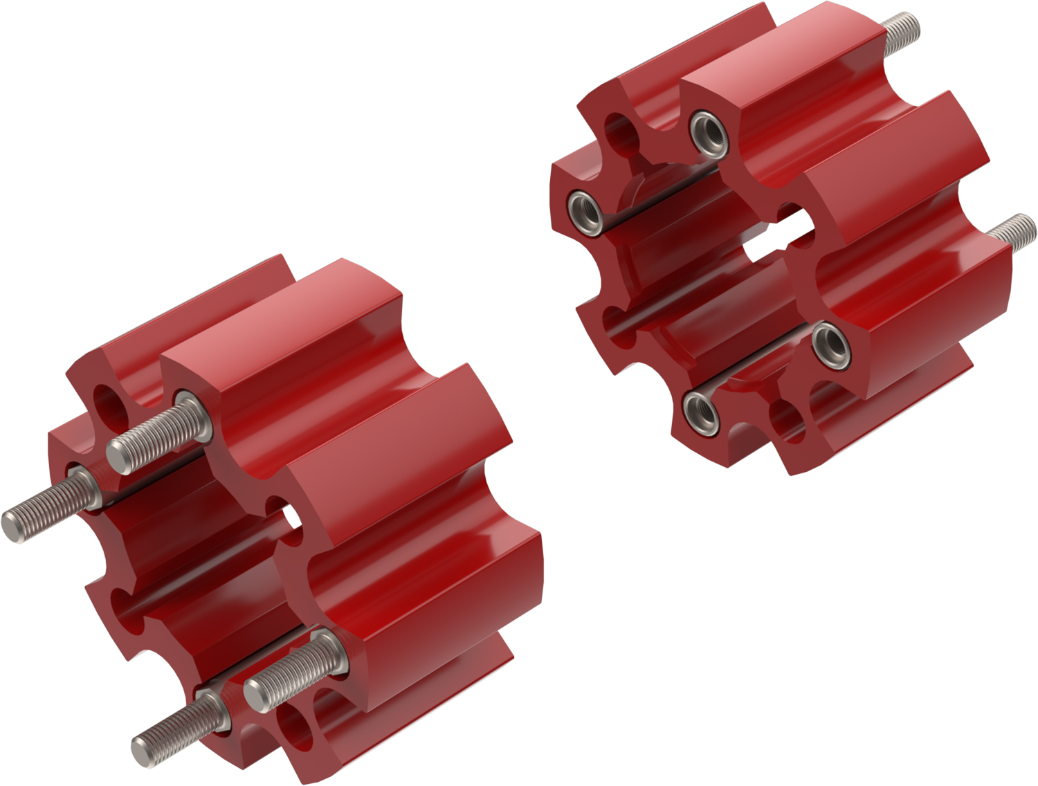Alargadores de Roda (kit 2) Hard Racing CROSSPRO 