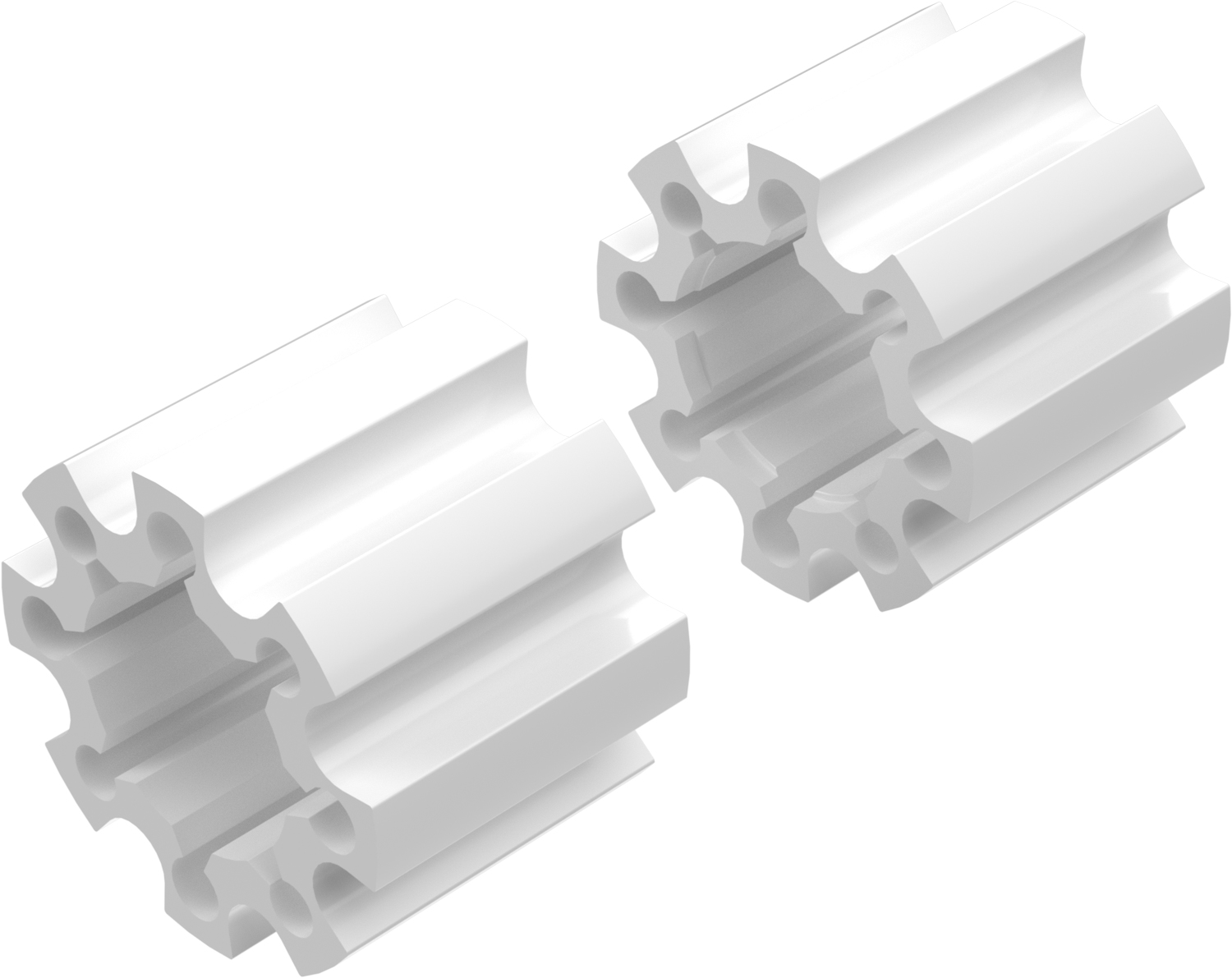 Alargadores de Roda Modelo C 100mm (Sem pernos) Branco CROSSPRO 