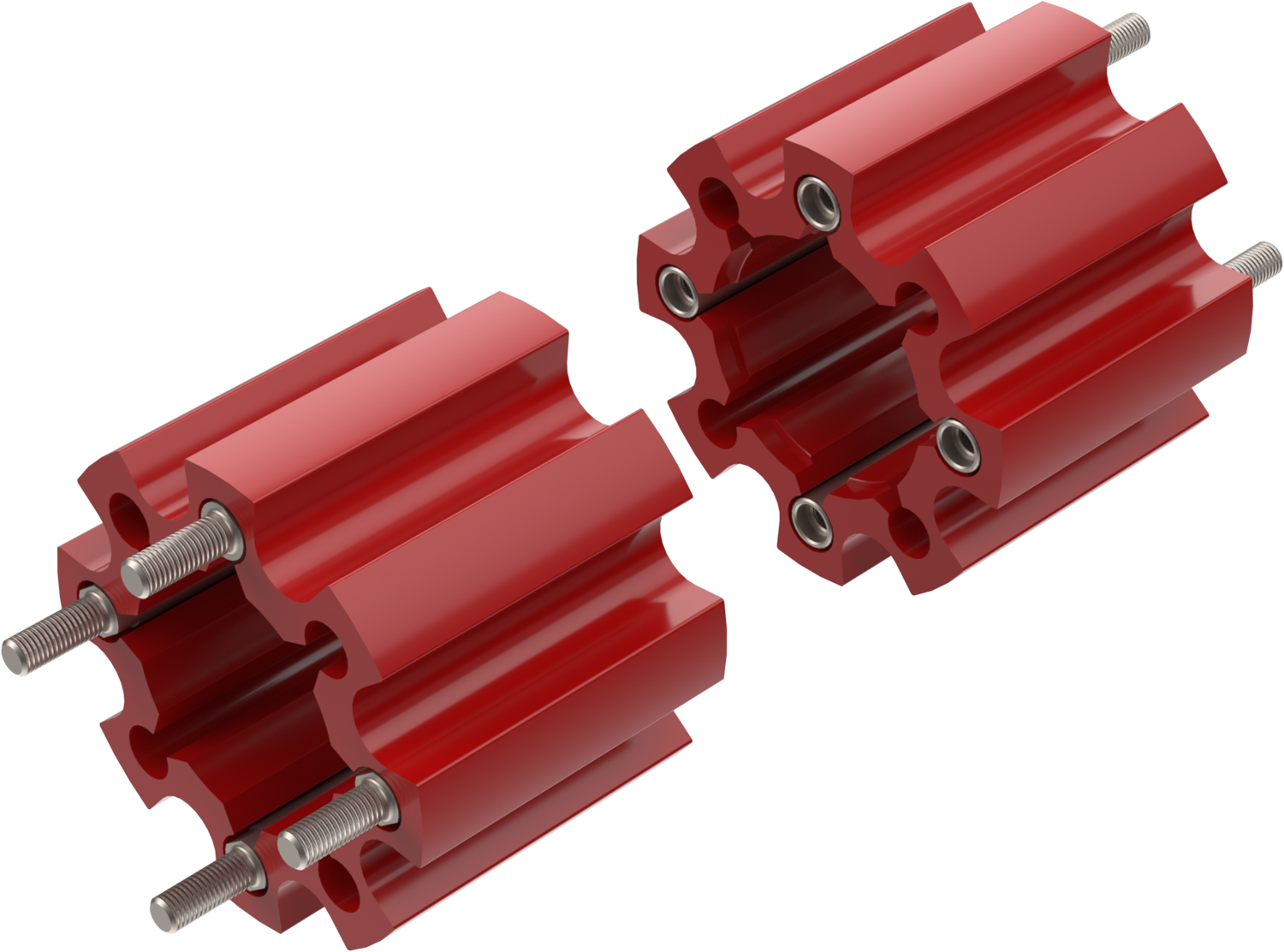 Alargadores de Roda (kit 2) Hard Racing CROSSPRO 