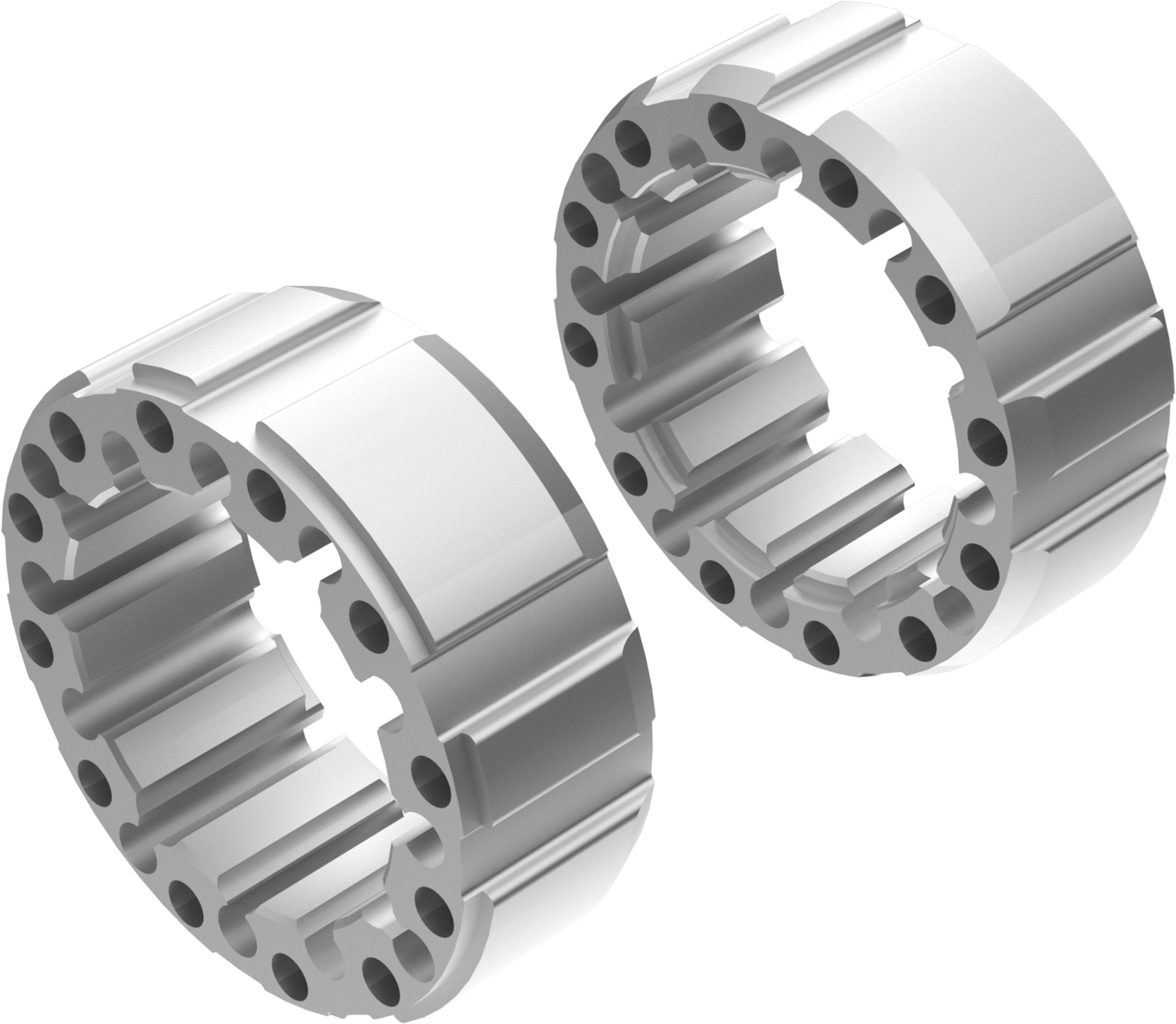 Alargadores de Roda Modelo D 65mm (Sem pernos) Ice Polish CROSSPRO 