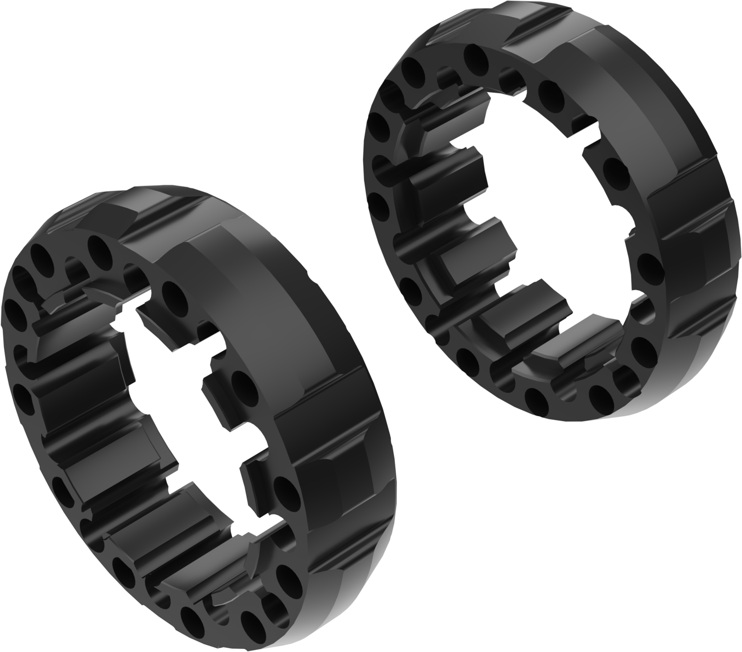 Alargadores de Roda Modelo G 45mm (Sem pernos) Preto CROSSPRO 