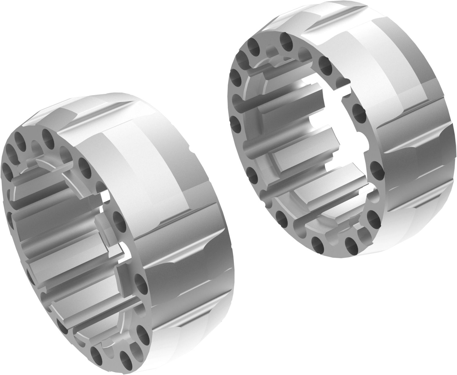 Alargadores de Roda Modelo G 65mm (Sem pernos) Ice Polish CROSSPRO 