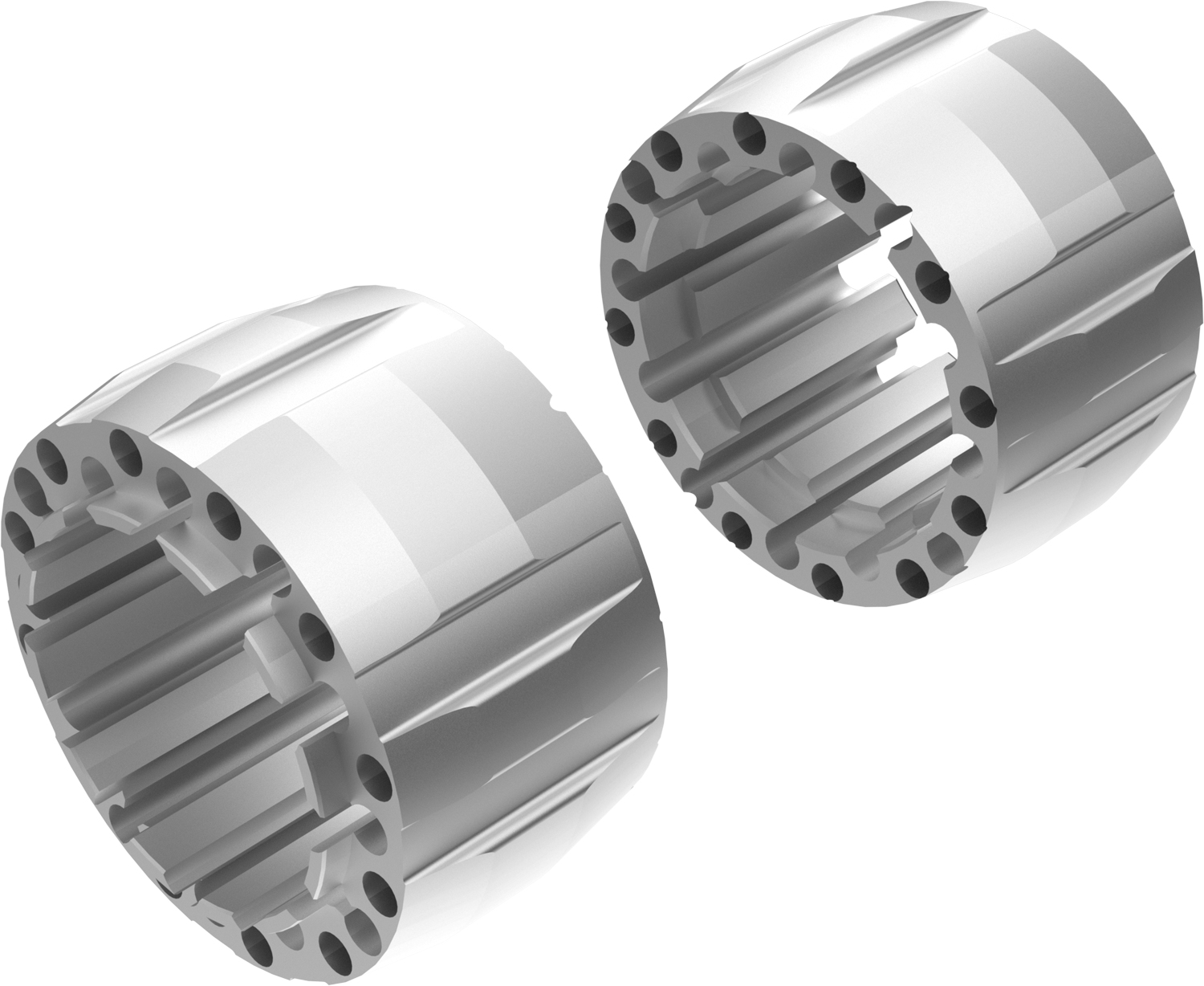Alargadores de Roda Modelo G 100mm (Sem pernos) Ice Polish CROSSPRO 