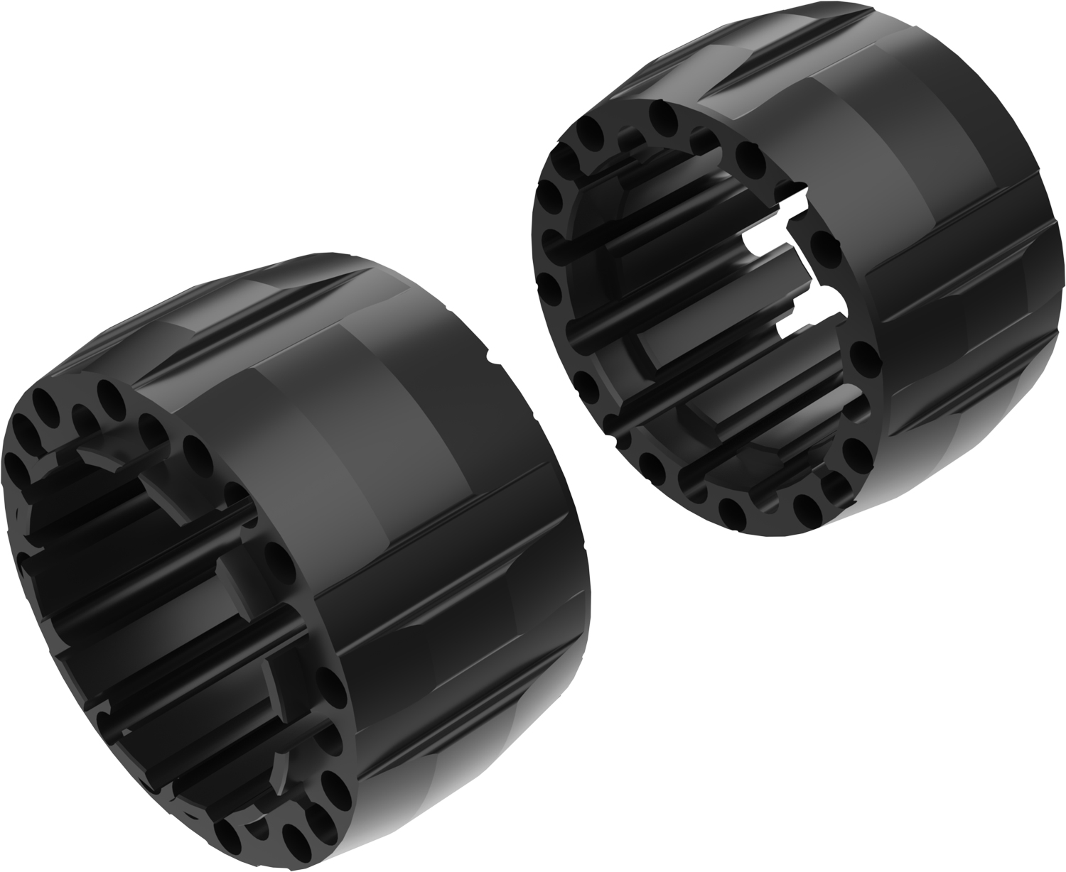 Alargadores de Roda Modelo G 100mm (Sem pernos) Preto CROSSPRO 