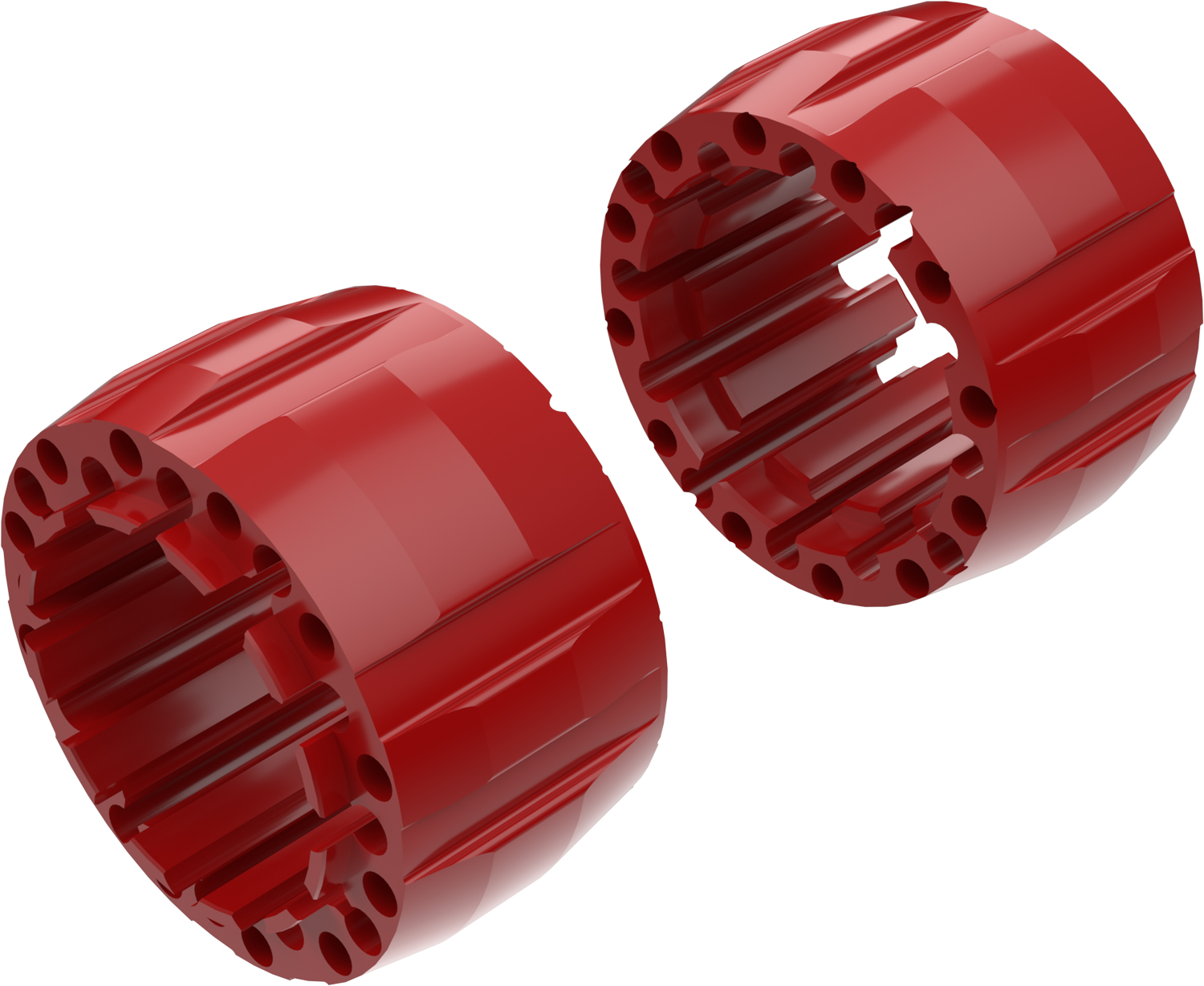 Alargadores de Roda Modelo G 100mm (Sem pernos) Vermelho CROSSPRO 