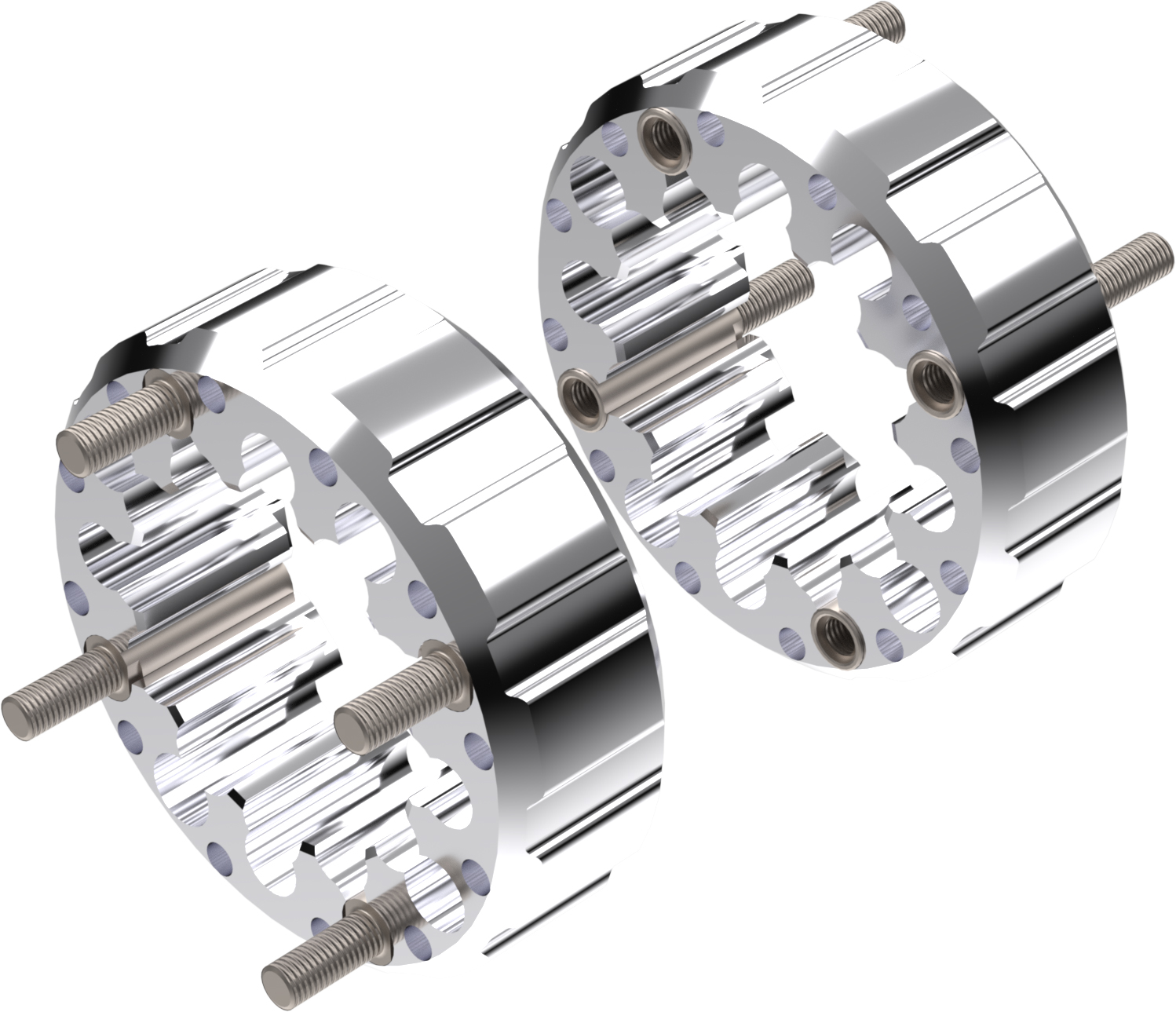 Alargadores de Roda (kit 2) Hard Racing CROSSPRO 