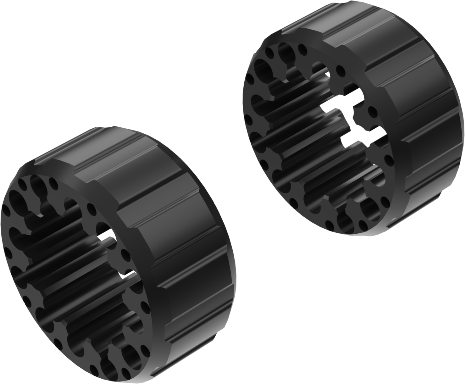 Alargadores de Roda Modelo I 65mm (Sem pernos) Preto CROSSPRO 