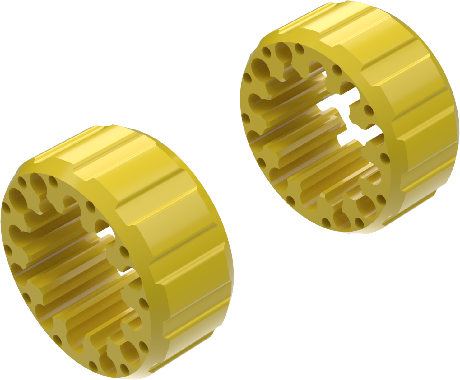 Alargadores de Roda Modelo I 65mm (Sem pernos) Amarelo CROSSPRO 