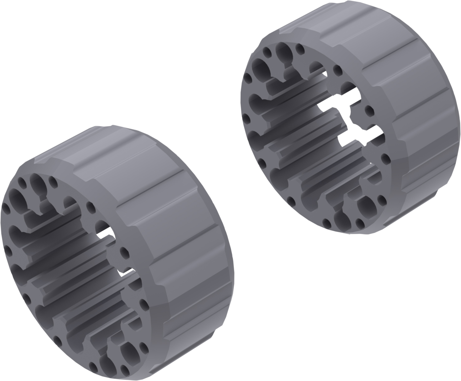 Alargadores de Roda Modelo I 65mm (Sem pernos) Cinza Textura CROSSPRO 