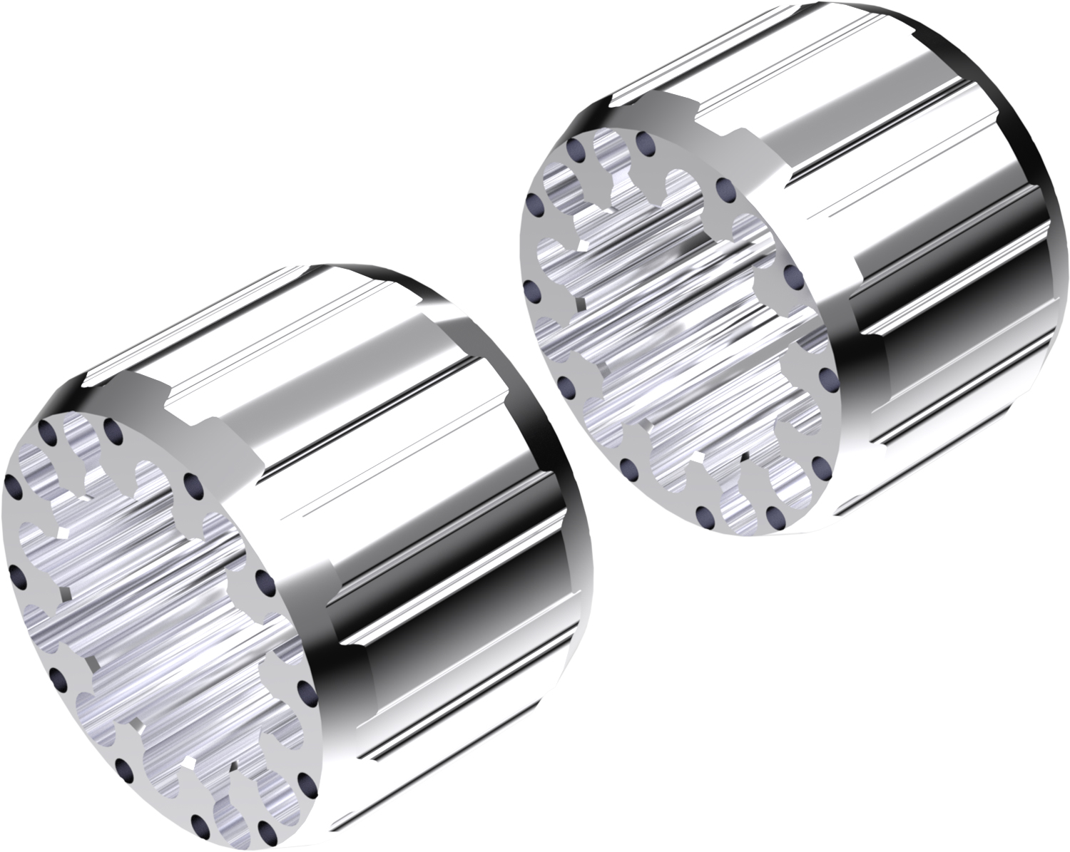 Wheel Spacers Model I 100mm (Without bolts) Polish CROSSPRO 