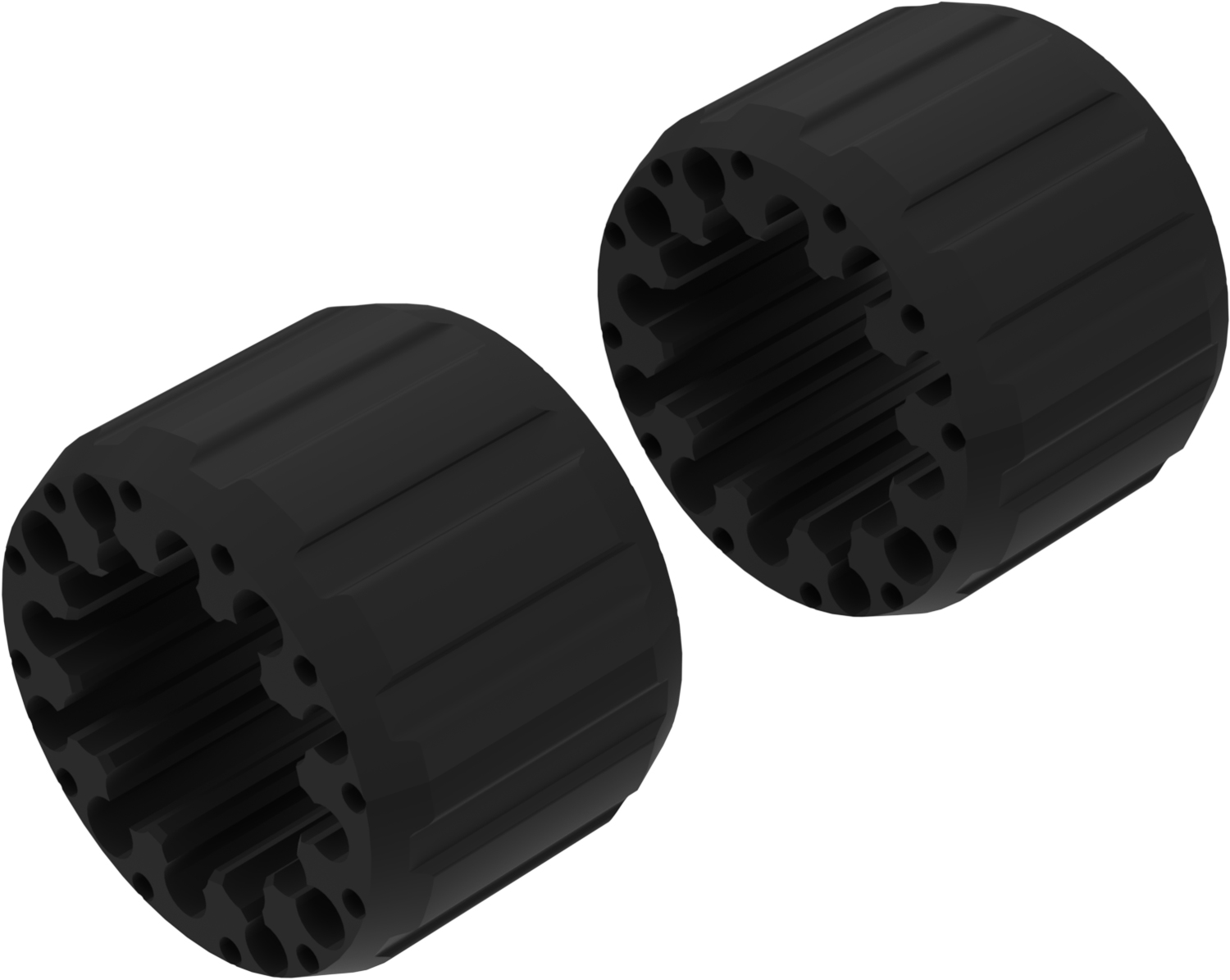 Alargadores de Roda Modelo I 100mm (Sem pernos) Preto Textur CROSSPRO 
