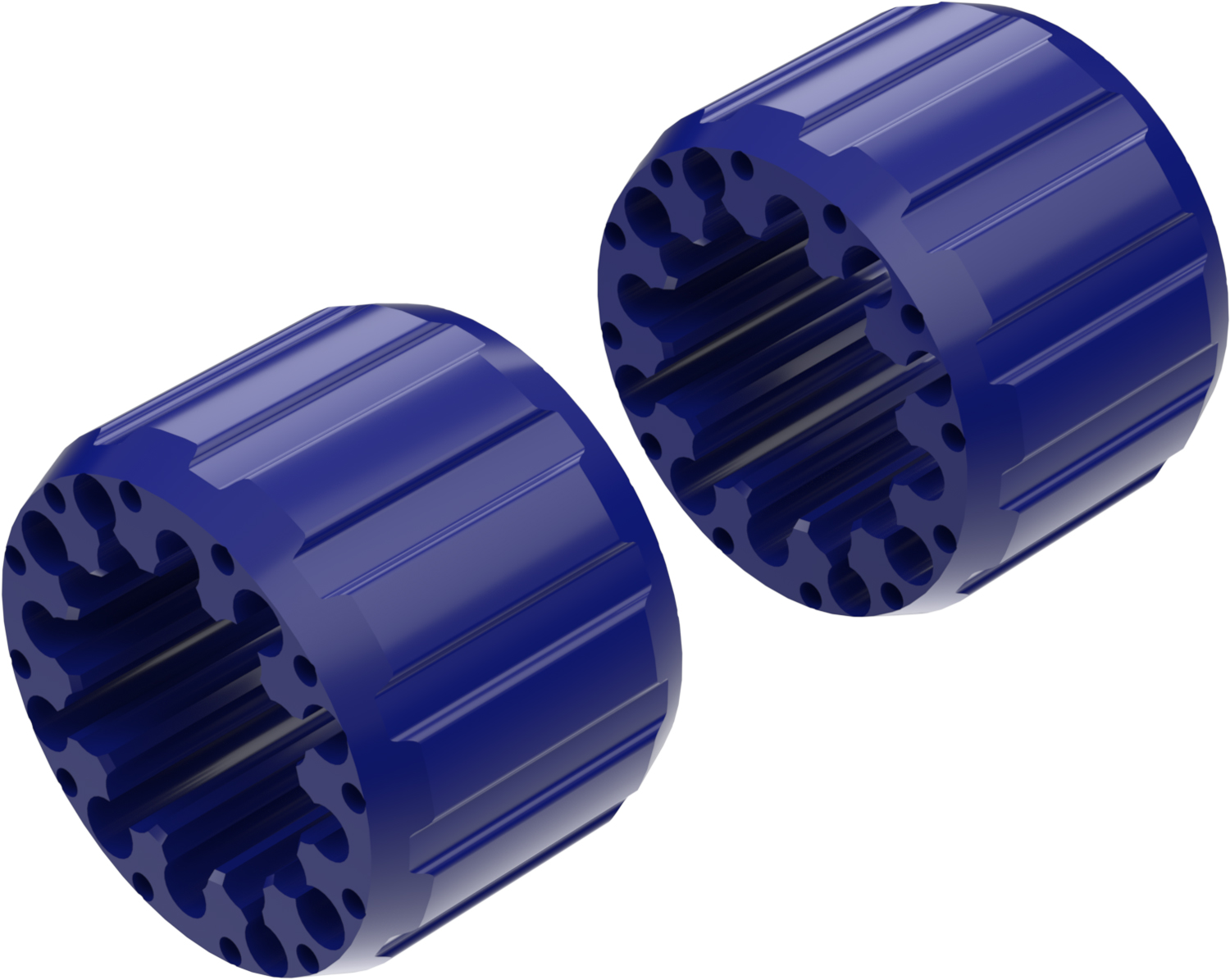 Wheel Spacers Model I 100mm (Without bolts) Blue CROSSPRO 