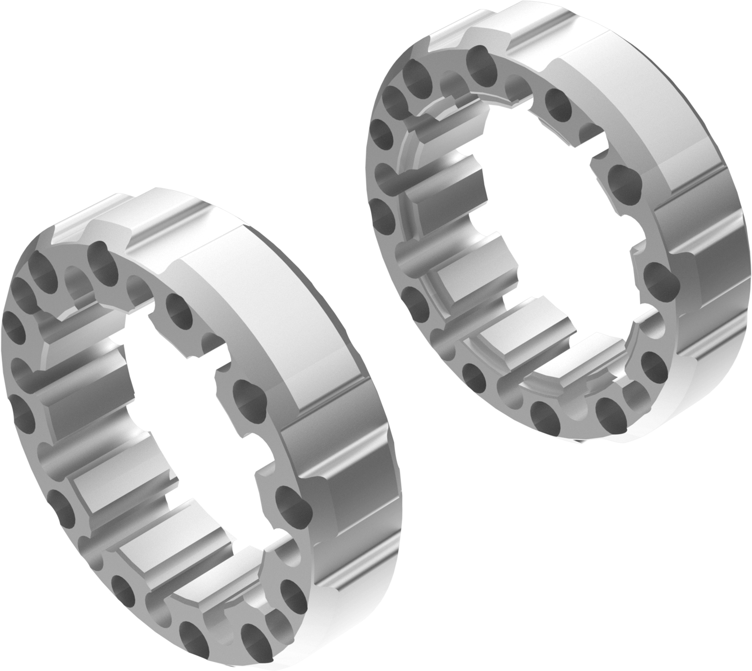 Alargadores de Roda Modelo J 45mm (Sem pernos) Ice Polish CROSSPRO 
