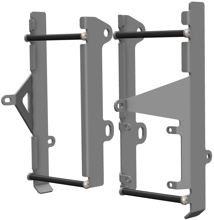 Proteção de Radiador Aluminio Light CROSSPRO 