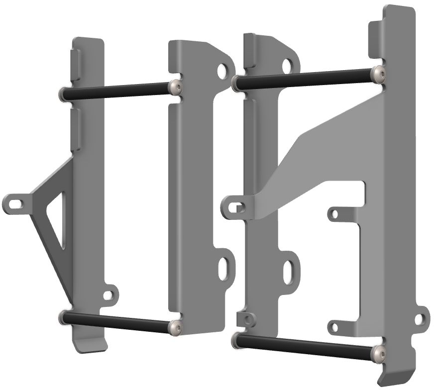 Proteção de Radiador Aluminio Light CROSSPRO 