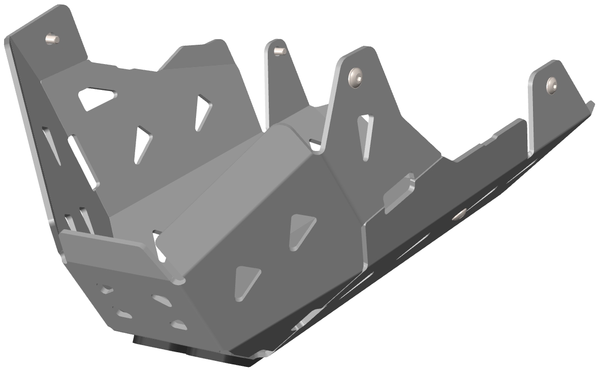 Aluminum Trail Engine Guard CROSSPRO 