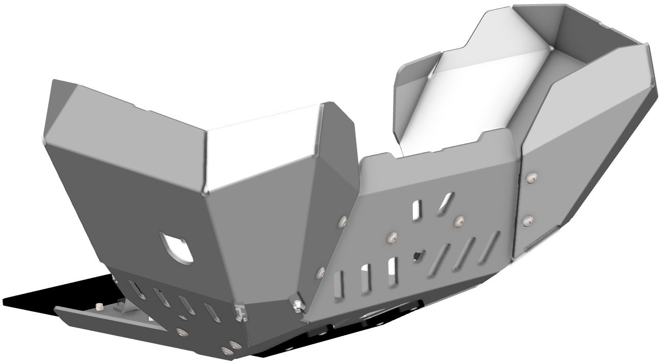 Aluminum Trail Engine Guard CROSSPRO 