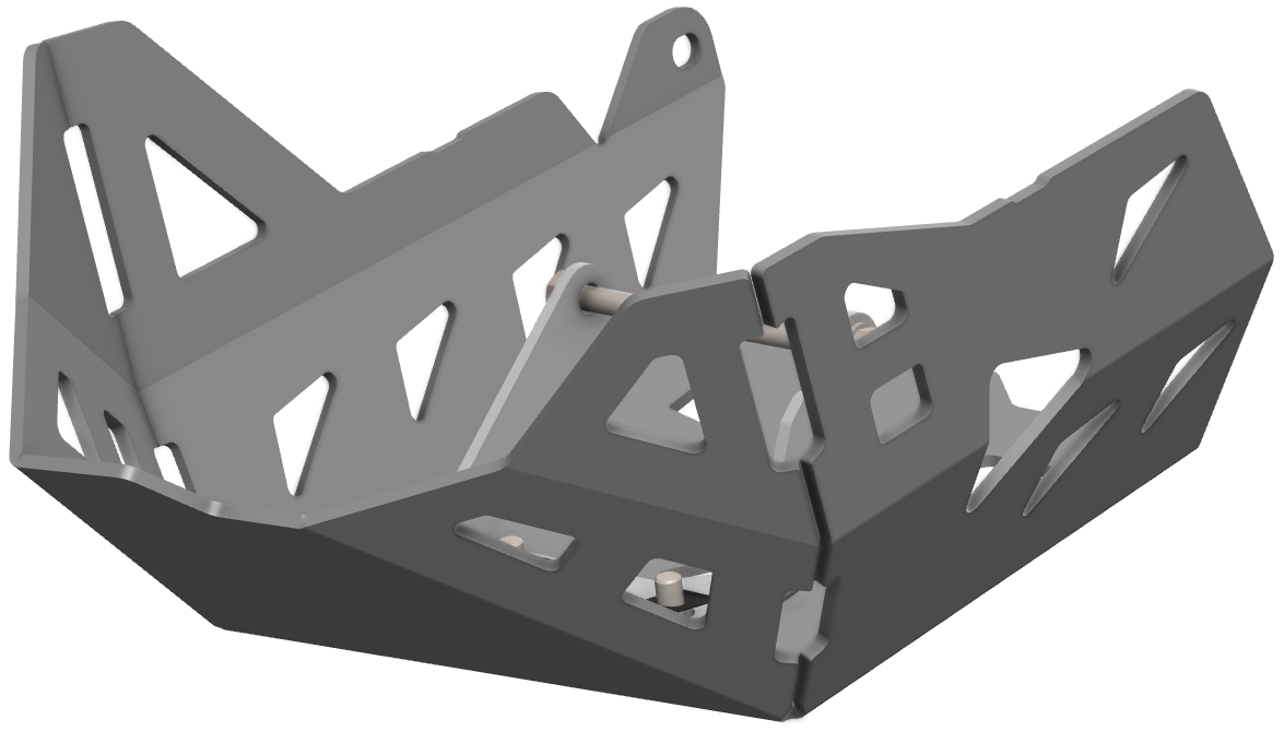 Aluminum Trail Engine Guard CROSSPRO 