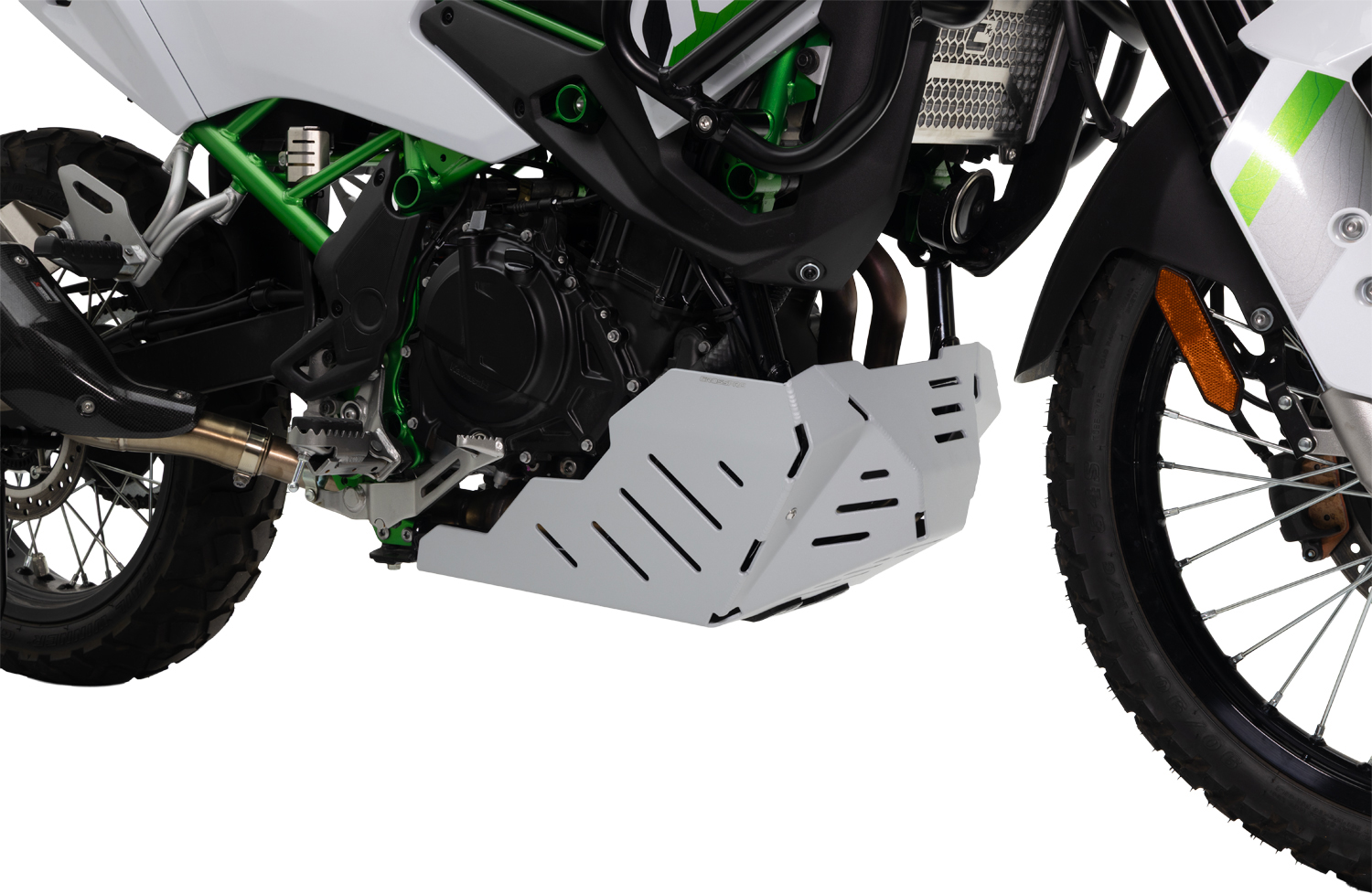Proteção de Motor Trail Aluminio Cinza Texturada CROSSPRO 
