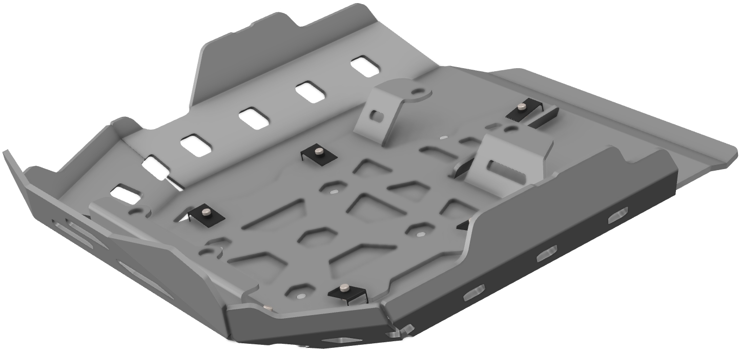 Aluminum Trail Engine Guard CROSSPRO 