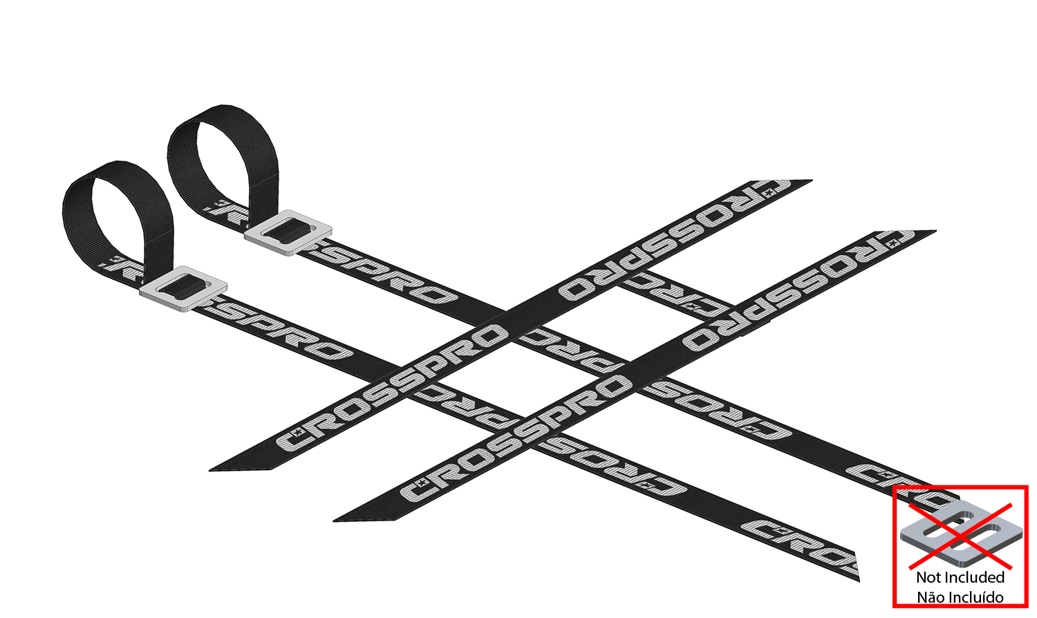 Nerf-Bar Belts (kit) CROSSPRO 