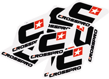 Autocolantes 58x28 (2un) CROSSPRO 