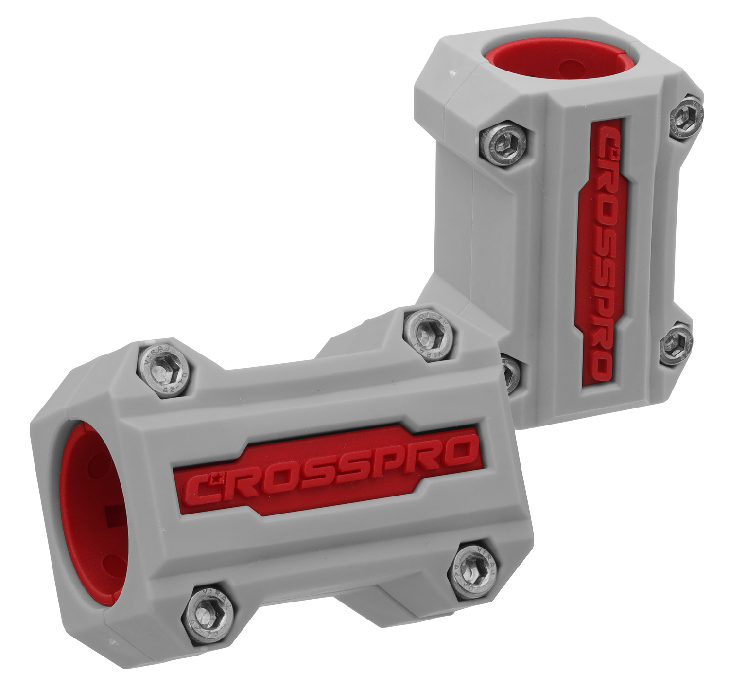 Crash Bar Sliders (22 / 25mm Grey / Red 2un) CROSSPRO 