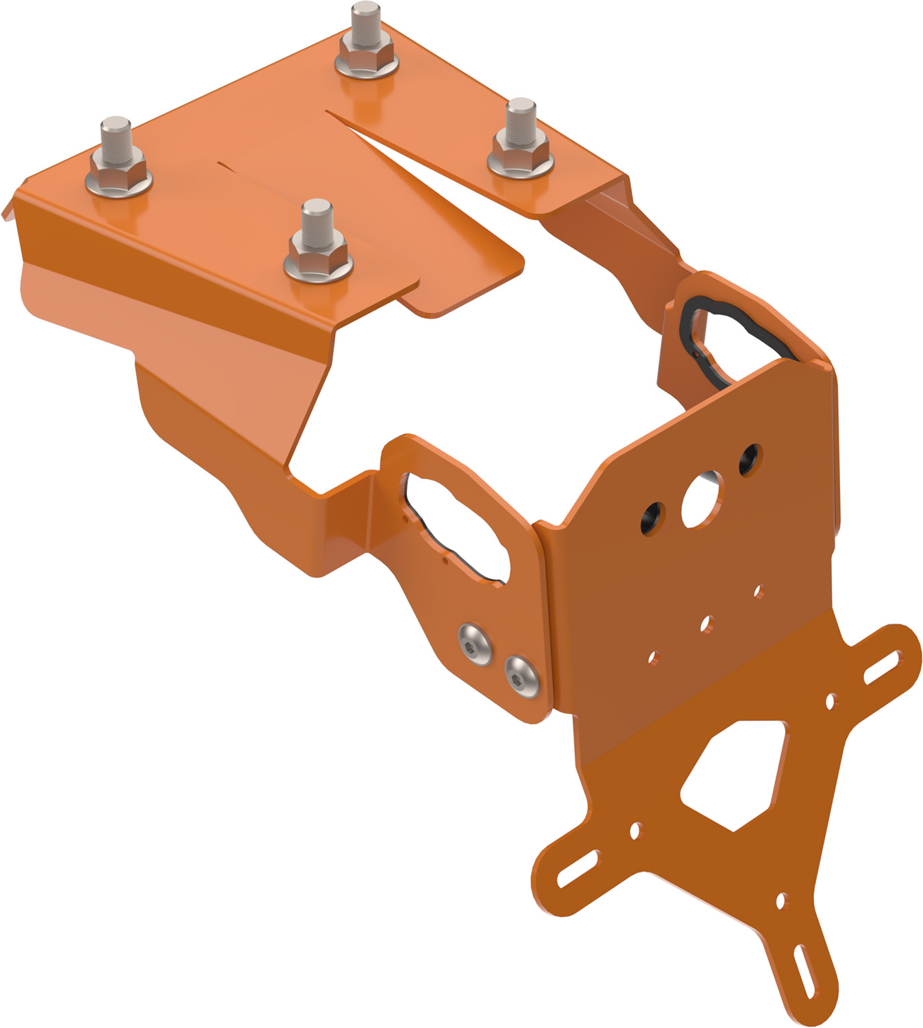 Suporte de Matricula INOX CROSSPRO 