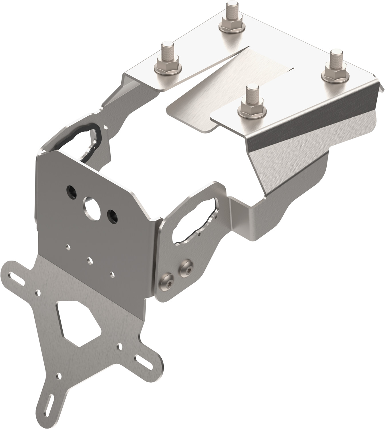 Suporte de Matricula INOX CROSSPRO 