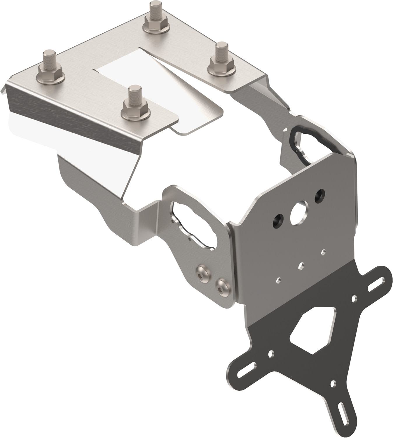 Suporte de Matricula INOX CROSSPRO 