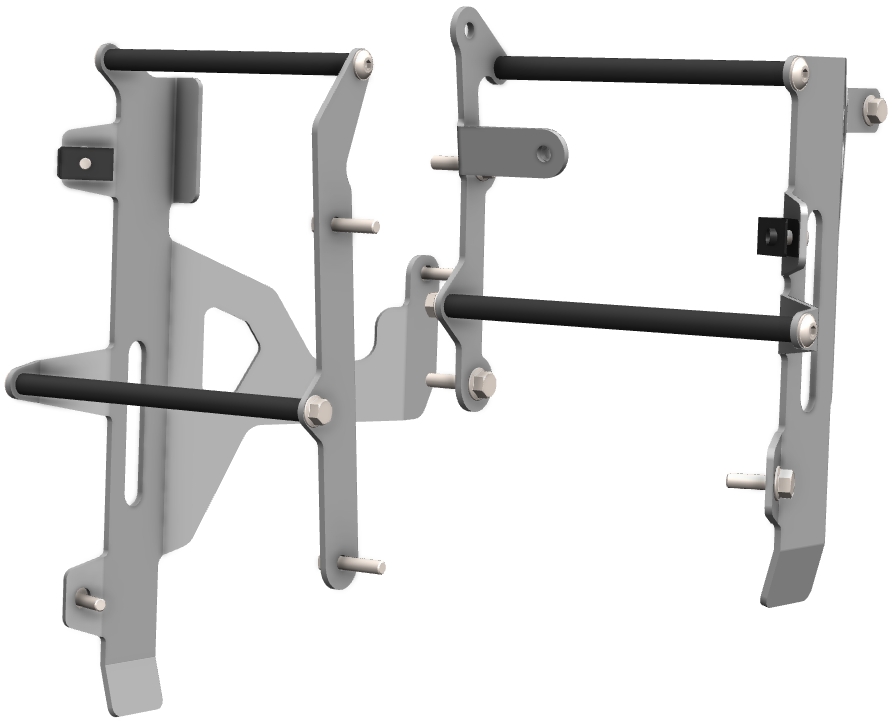 Trail Radiator Guard White CROSSPRO 